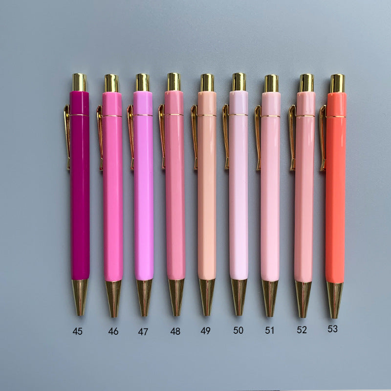 Personalized, glossy pens with case, over 70 colors, ideal corporate gifts