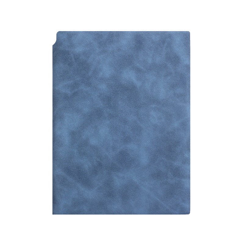 A5 faux leather notebook with high-quality soft-touch lined pages 