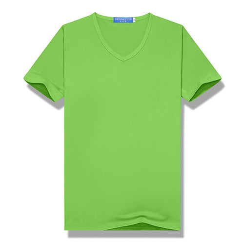 Unisex T-shirt - Men's/Women's - Affordable - Short Sleeves - V-Neck - 100% Cotton - Customizable with logo and image