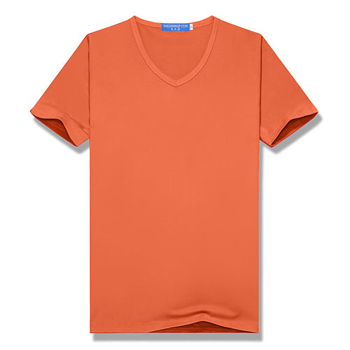 Unisex T-shirt - Men's/Women's - Affordable - Short Sleeves - V-Neck - 100% Cotton - Customizable with logo and image