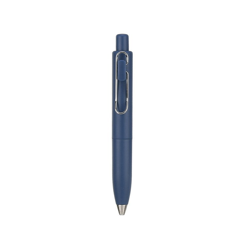 A6 PU notebook with smooth pages, accompanied by a plastic pen