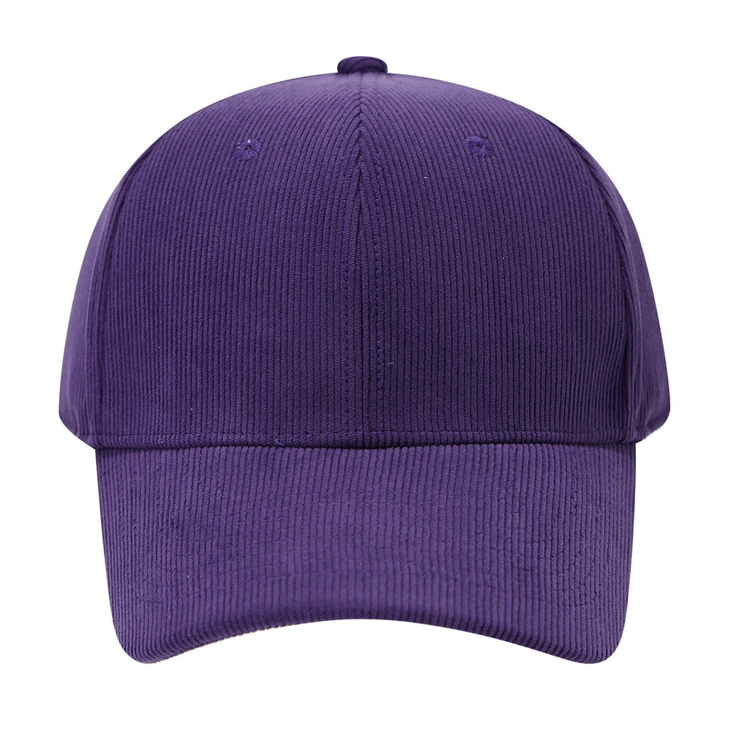 Velvet cap with adjustable metal buckle closure