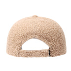 Lightweight sherpa fabric cap with hook and loop closure