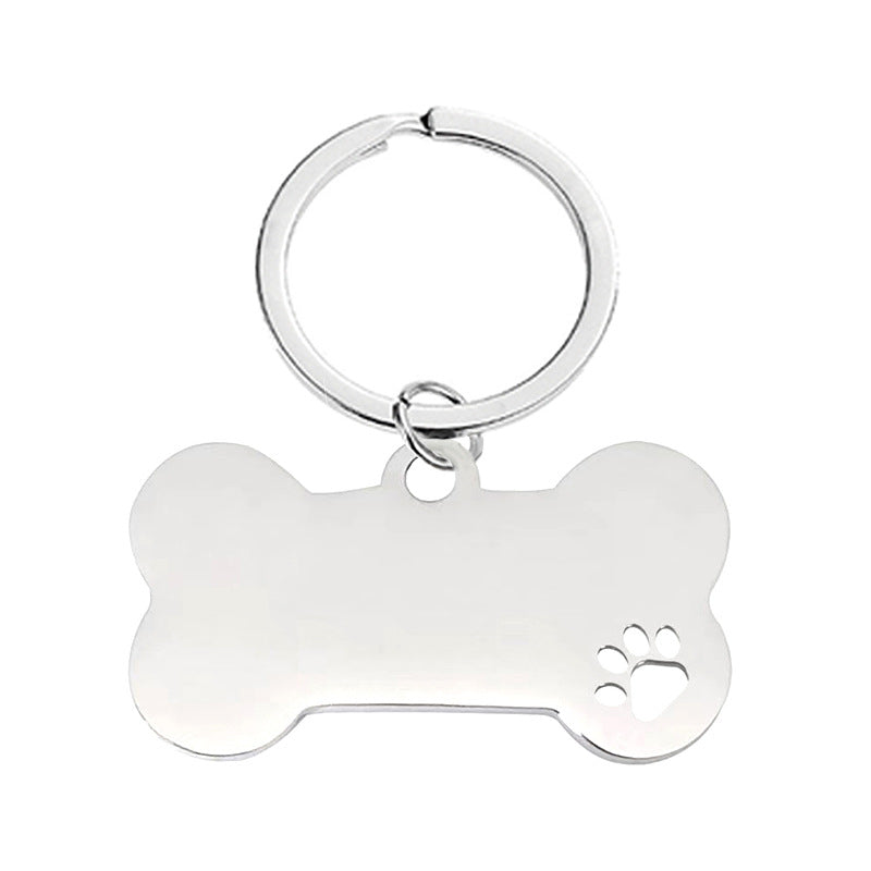 Bone-shaped keychains for dogs