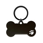 Bone-shaped keychains for dogs