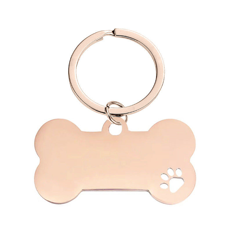 Bone-shaped keychains for dogs