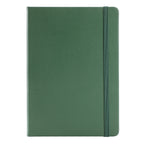 Recycled A5 notebook with fruit design (banana, pineapple) personalized with your logo and lined pages