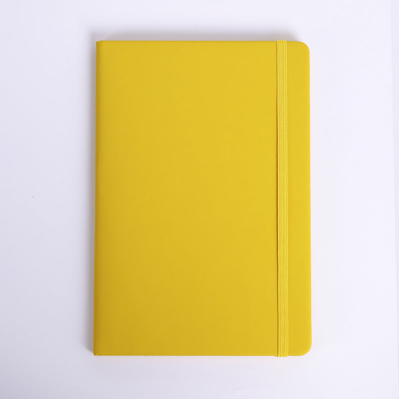 Personalized A5 PU leatherette notebooks with lined pages and cover 