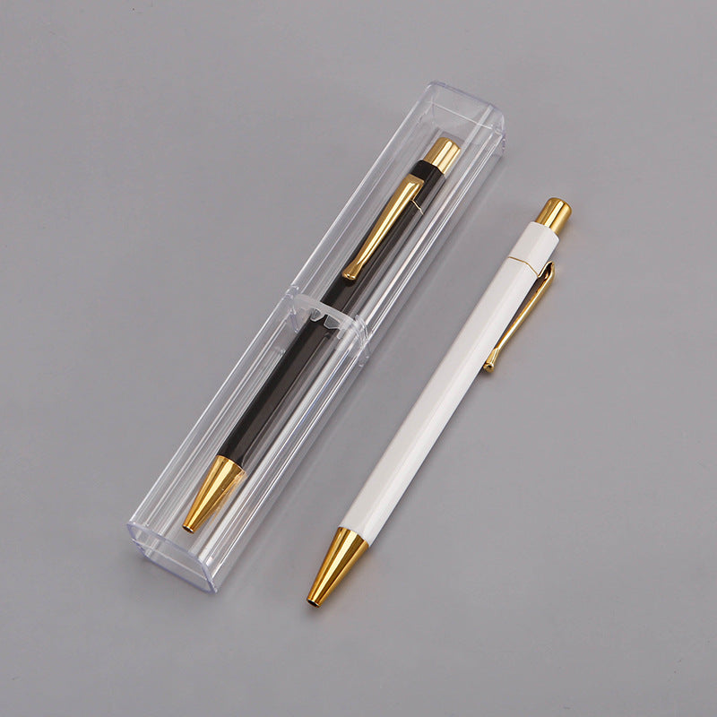 Personalized, glossy pens with case, over 70 colors, ideal corporate gifts
