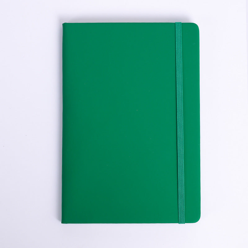 Personalized A5 PU leatherette notebooks with lined pages and cover 