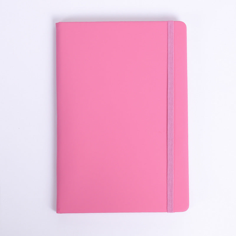 Personalized A5 PU leatherette notebooks with lined pages and cover 