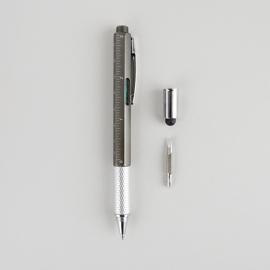 Multi-function promotional pen with measuring function and black ink 