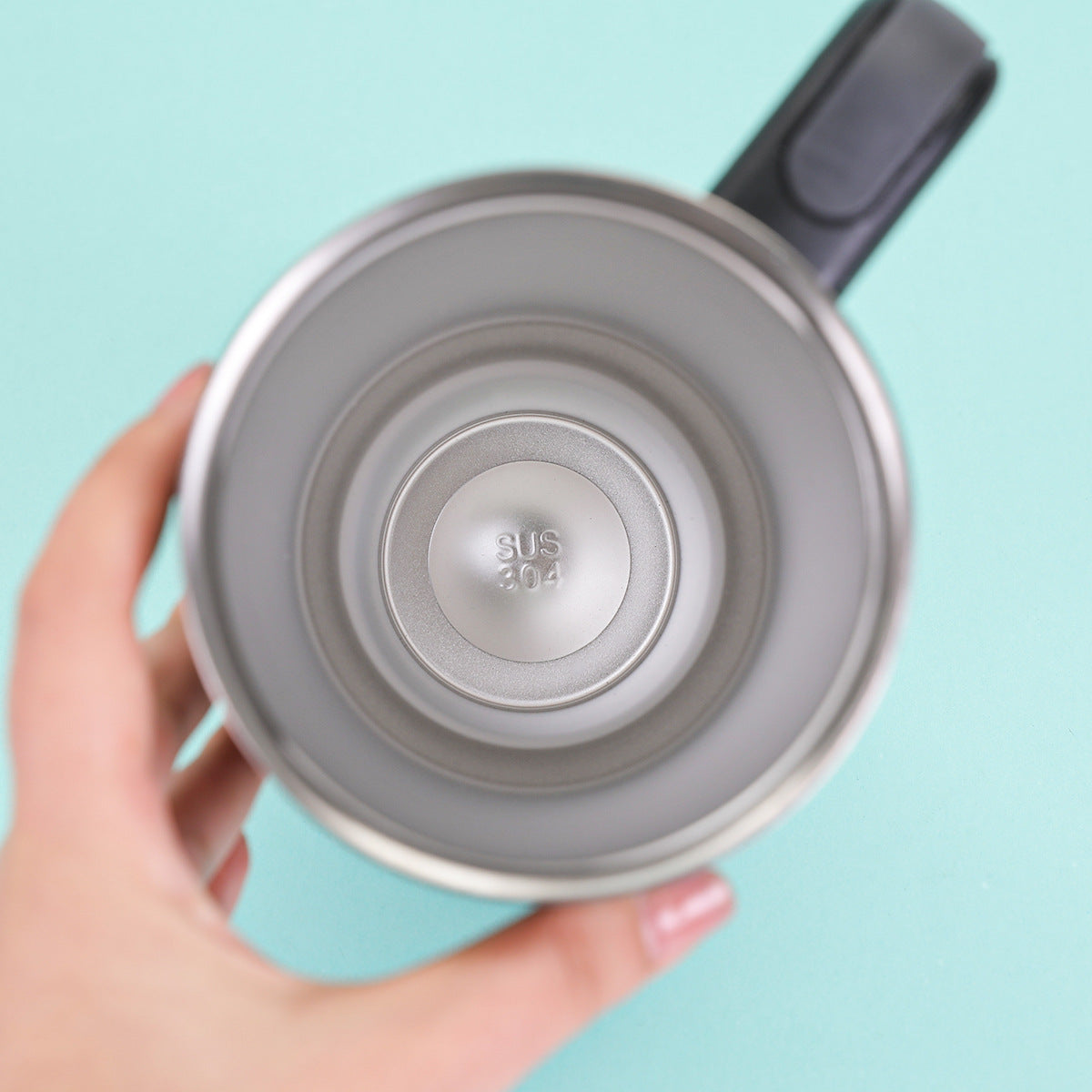 Water bottle with thermos function, straw and carrying handle, 1.18 L capacity