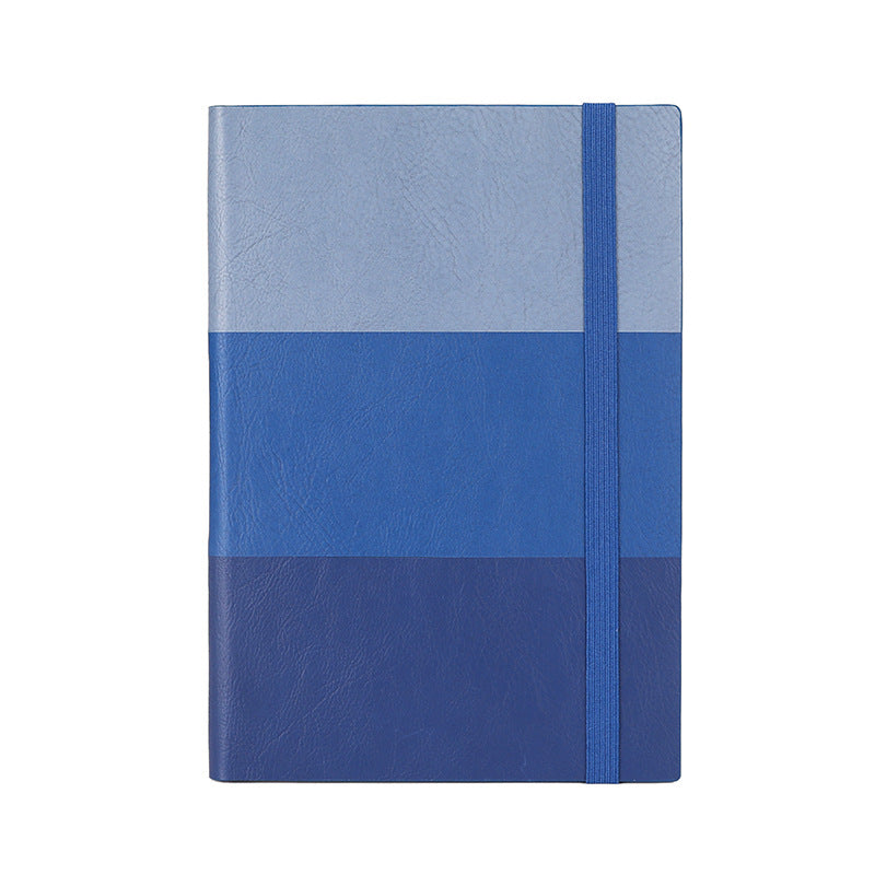 A5 PU notebook with a flexible cover in 3 colors, customizable with your company logo