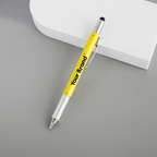 Multi-function promotional pen with measuring function and black ink 
