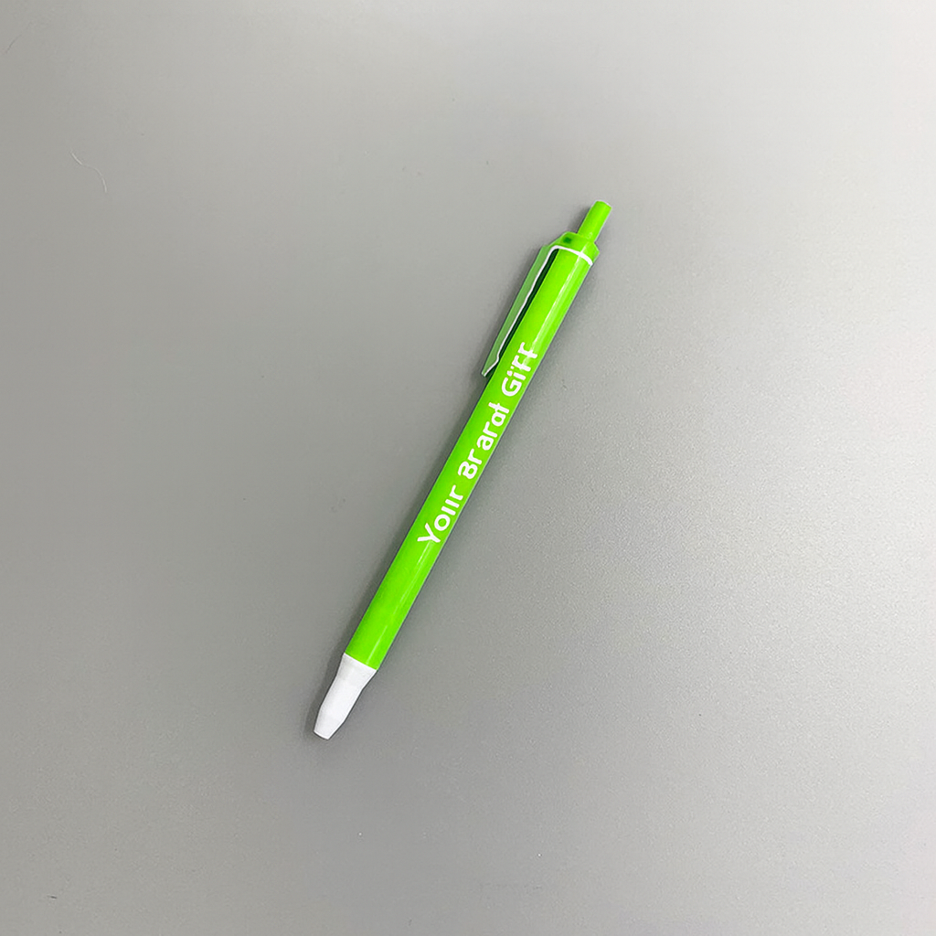 Promotional Economy Rainbow pens in plastic with black or blue ink - inexpensive