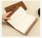 Notebook with custom recycled coffee fiber cardboard