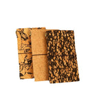 Notebook with custom recycled coffee fiber cardboard