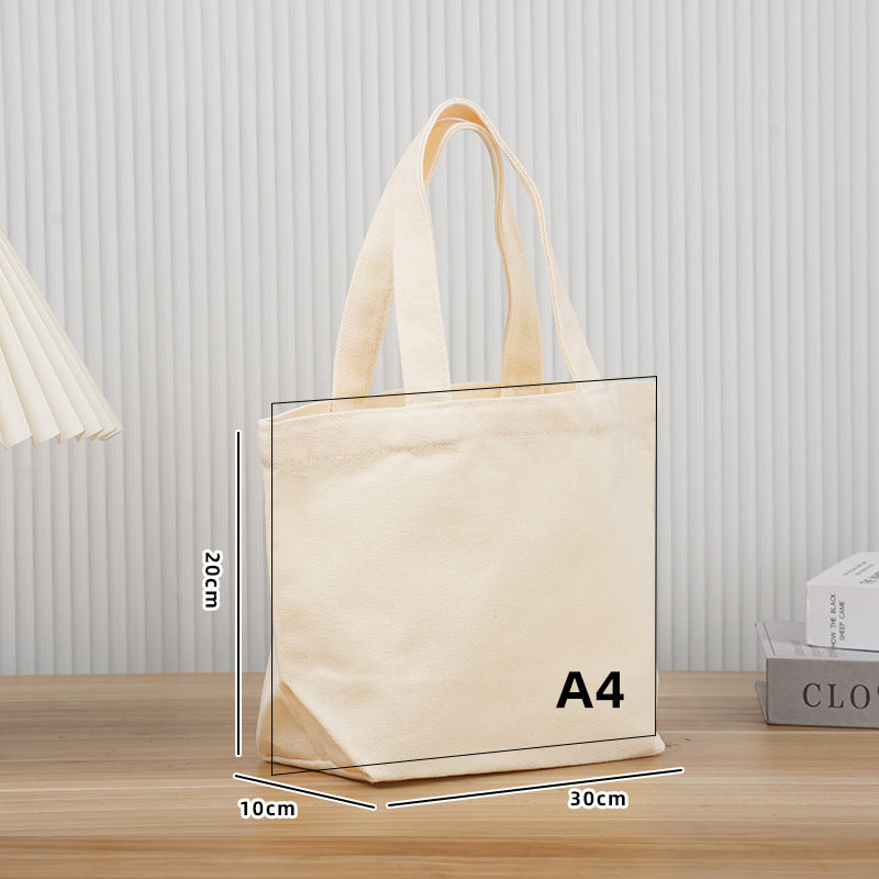 Natural cotton promotional bag 140 g/m2 multi-format