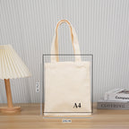 Personalized cotton bag of 140 g/m2 Natural beige