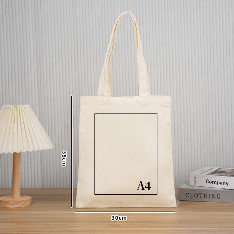 Personalized cotton bag of 140 g/m2 Natural beige