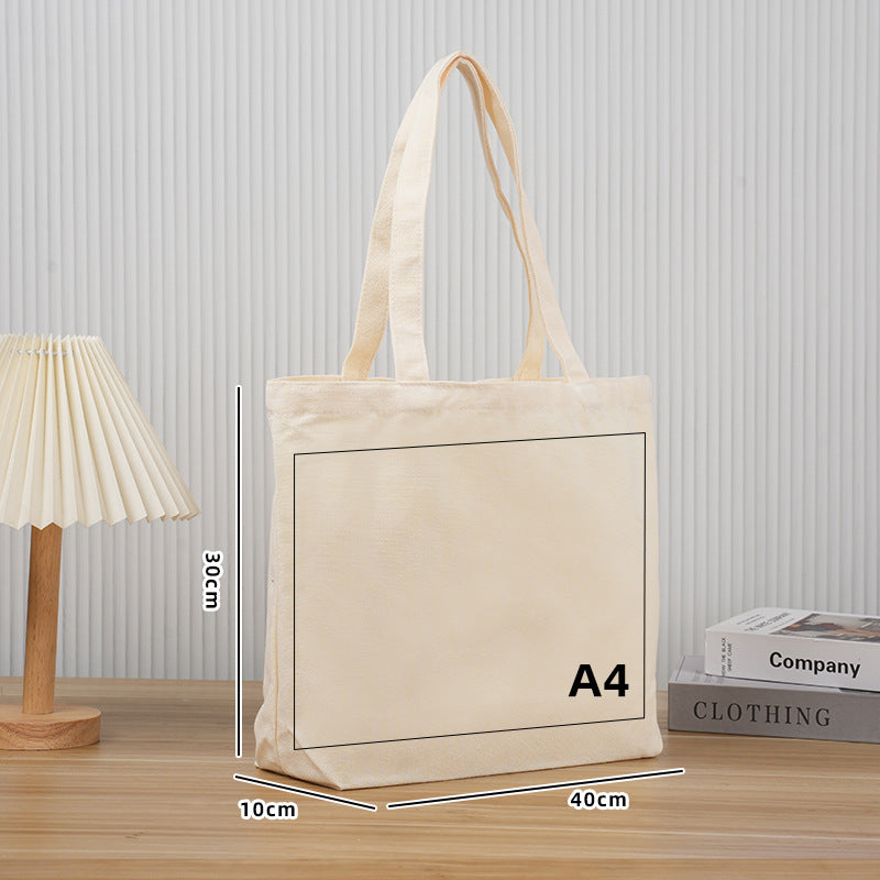 Natural cotton promotional bag 140 g/m2 multi-format