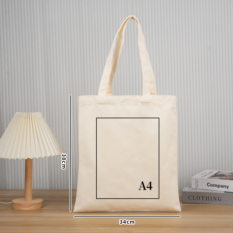 Personalized cotton bag of 140 g/m2 Natural beige