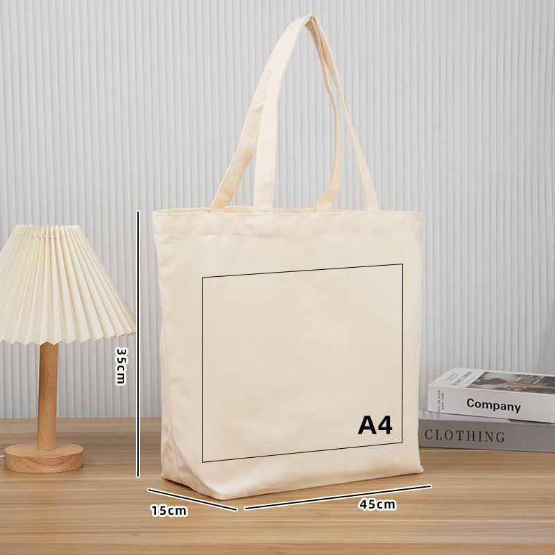 Natural cotton promotional bag 140 g/m2 multi-format